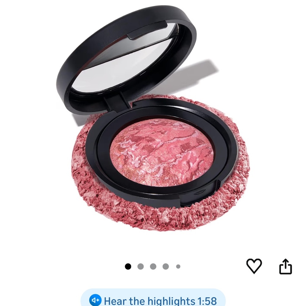 Laura Geller Marbleized Blush - Pink Rose